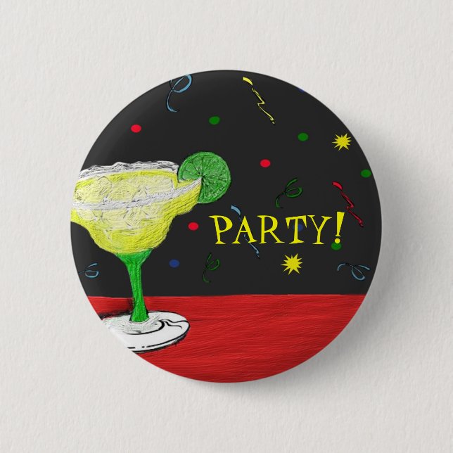 Margarita Party Button (Front)