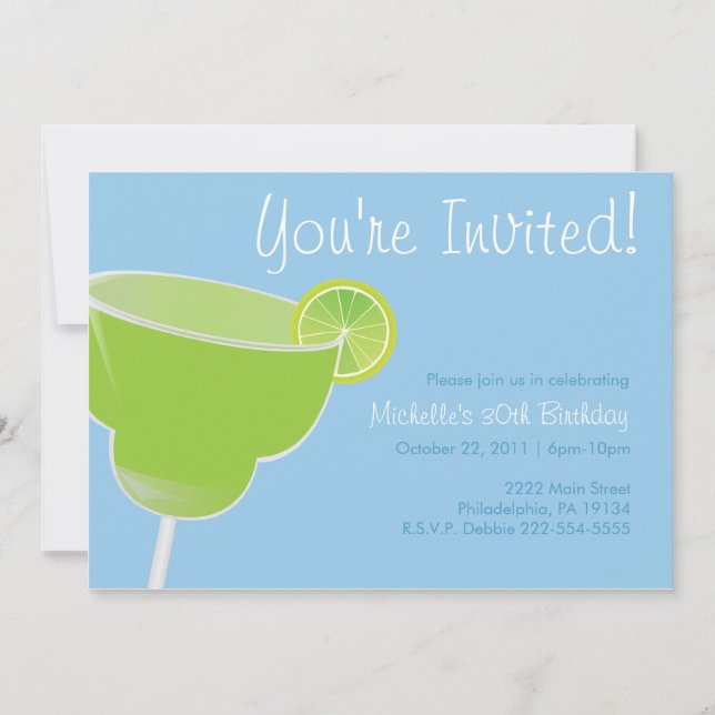 Margarita Party Invitation (Front)