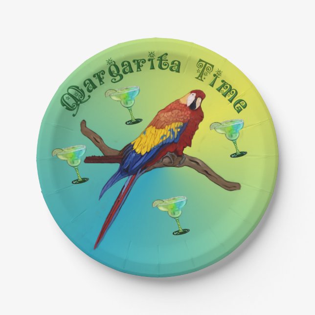 Margarita Party Paper Plate (Front)