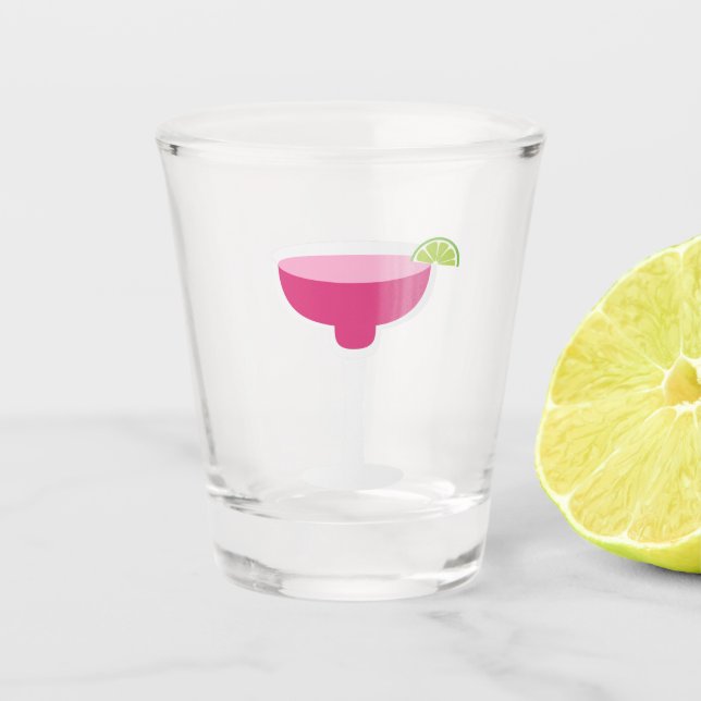 Margarita, Pink Shot Glass (Front)