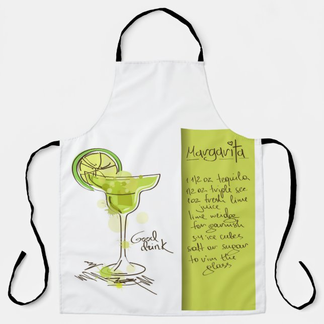 Margarita Recipe Apron (Front)