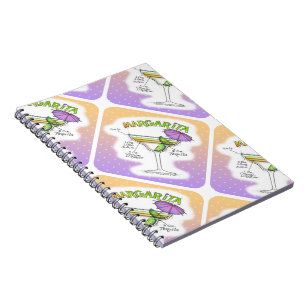 MARGARITA RECIPE COCKTAIL ART NOTEBOOK