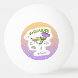 MARGARITA RECIPE COCKTAIL ART PING PONG BALL