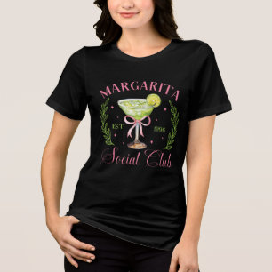 Margarita Social Club – Fun Party Cocktail Tri-Blend Shirt