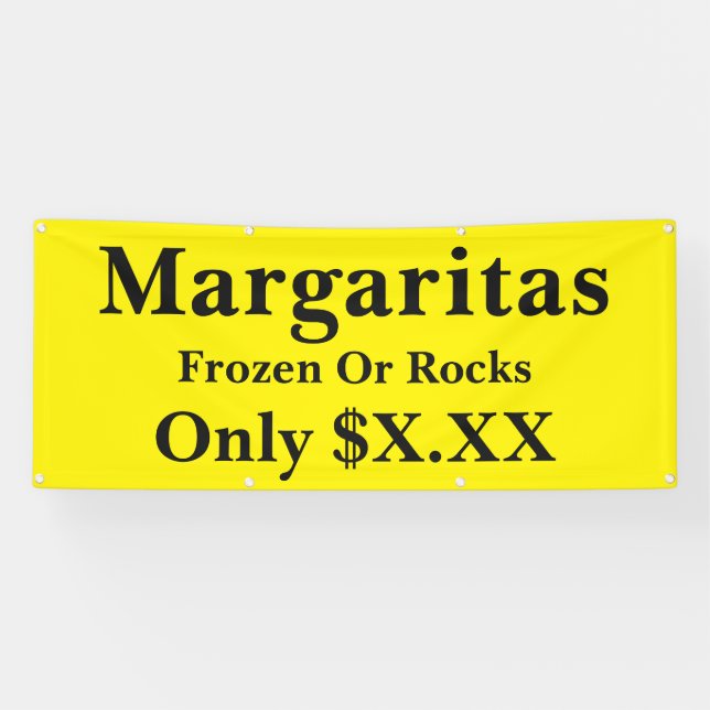 Margarita Special Edit To Suit 6 Foot Banner (Horizontal)