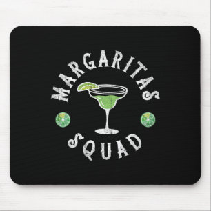 Margarita Squad Funny Cinco De Mayo Men Women Lime Mouse Pad
