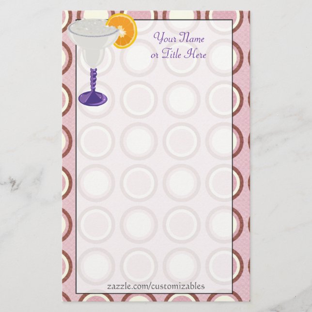 Margarita Stationery (Front)