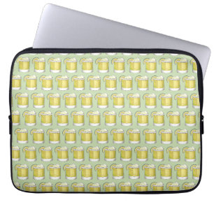 Margarita Summer Cocktail Mixed Drink Lime Green Laptop Sleeve