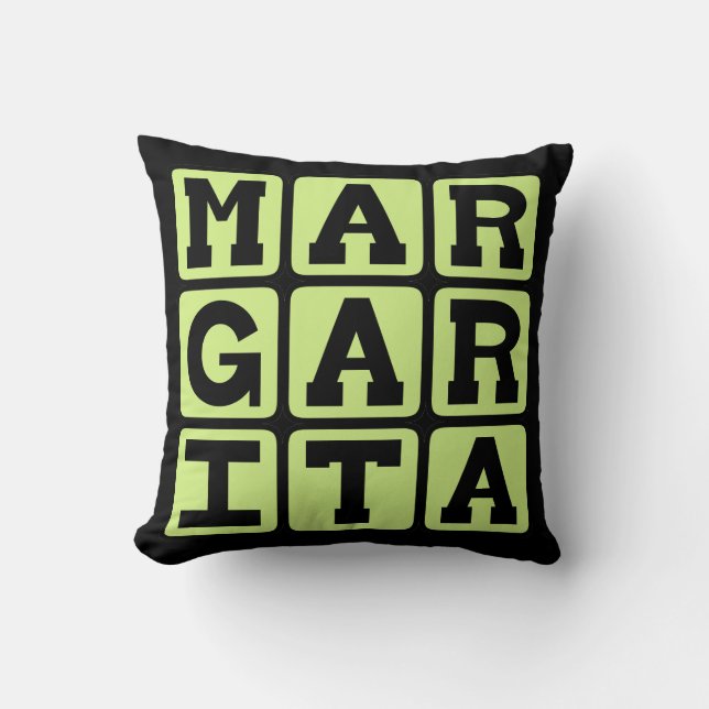 Margarita, Tequila Mixed Drink Cushion (Front)