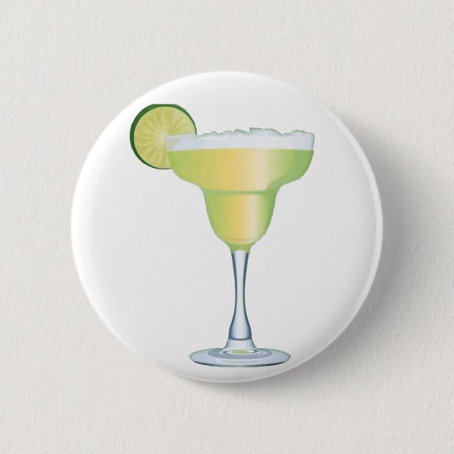 Margarita Time 6 Cm Round Badge (Front)