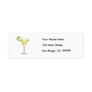 Margarita Time Return Address Label