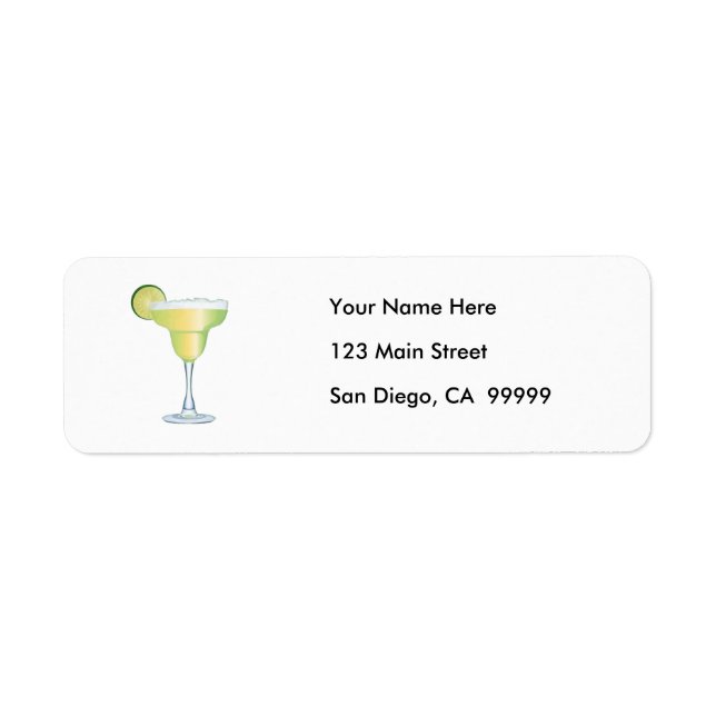 Margarita Time Return Address Label (Front)