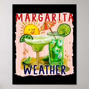 Margarita weather cinco de mayo mexico margarita poster