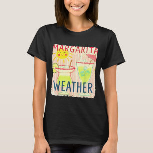Margarita weather retro summer beach vacation  T-Shirt