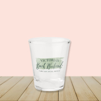 Margaritas and Matrimony Bach Party Shot Glass