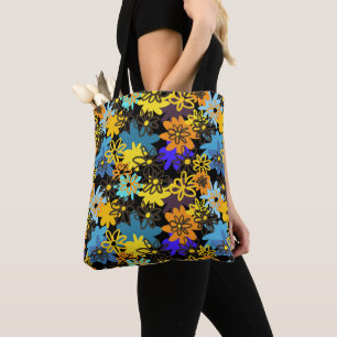 margaritas, daisies tote bag