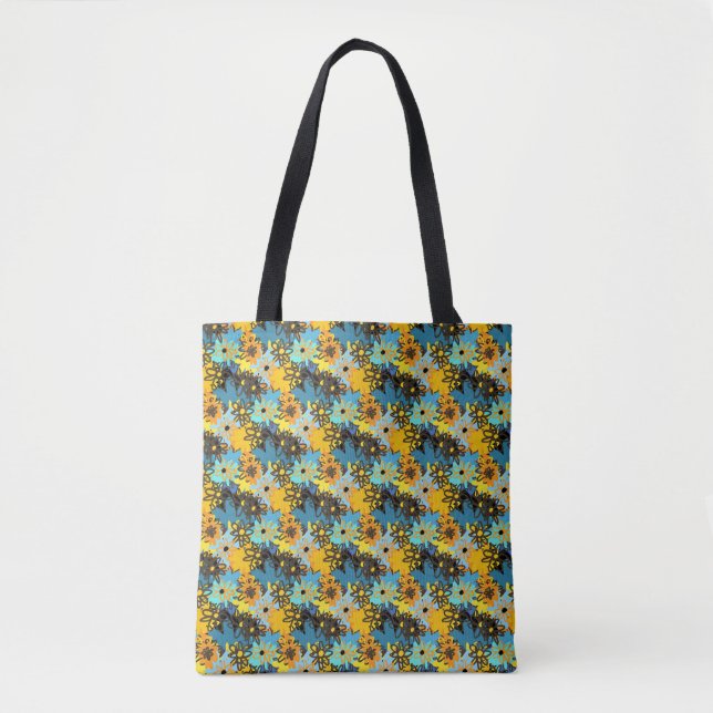 margaritas, daisies tote bag (Front)