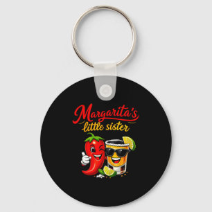 Margarita's little sister party crew joke key ring