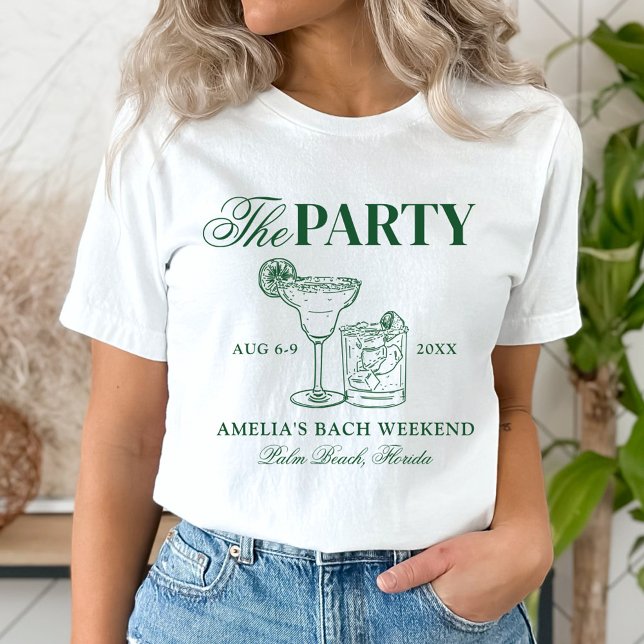 Margaritas & Matrimony Bachelorette The Party T-Shirt (Creator Uploaded)