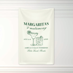 Margaritas & Matrimony Bachelorette Weekend Banner