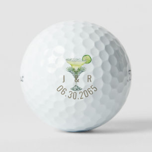 Margaritas Tropical Wedding Titleist Pro V1 Golf Balls
