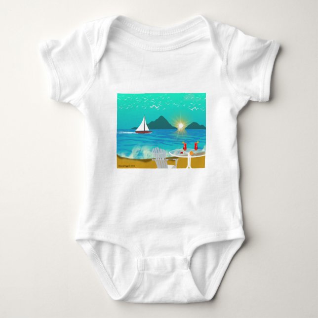 Margaritaville Baby Bodysuit (Front)