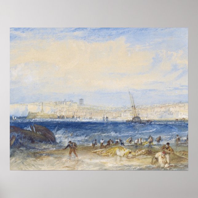 Margate, c.1822 (w/c on paper) poster (Front)
