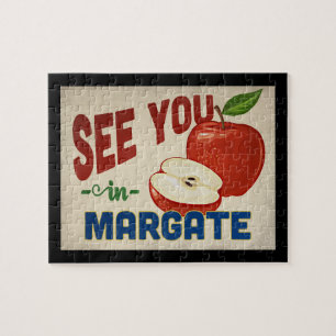 Margate Florida Apple - Vintage Travel Jigsaw Puzzle