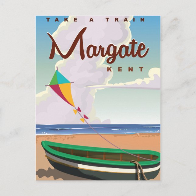 Margate Kent vintage travel poster Postcard (Front)