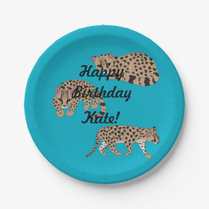 Margays Paper Plate