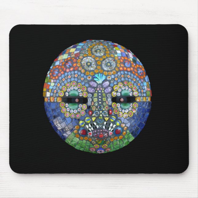Marge Mosaic Mask Mouse Pad (Front)