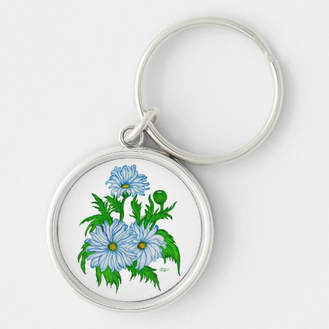 Margeriten Blume Key Ring (Front)