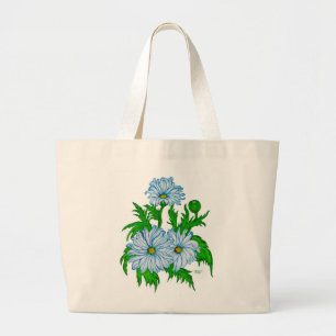Margeriten Blume Large Tote Bag