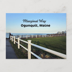 Marginal Way, Ogunquit, Maine Postcard