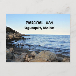 Marginal Way, Ogunquit, Maine Postcard