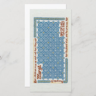 "Margit"    8" x 4" Flat Card