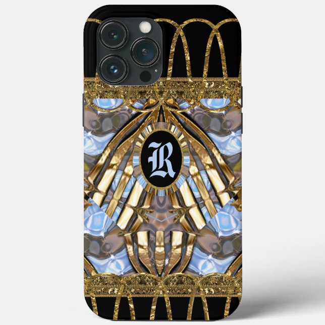 Margo Spray Unique Elegant Monogram  Case-Mate iPhone Case (Back)