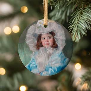 Margot in Blue   Mary Cassatt Ceramic Ornament