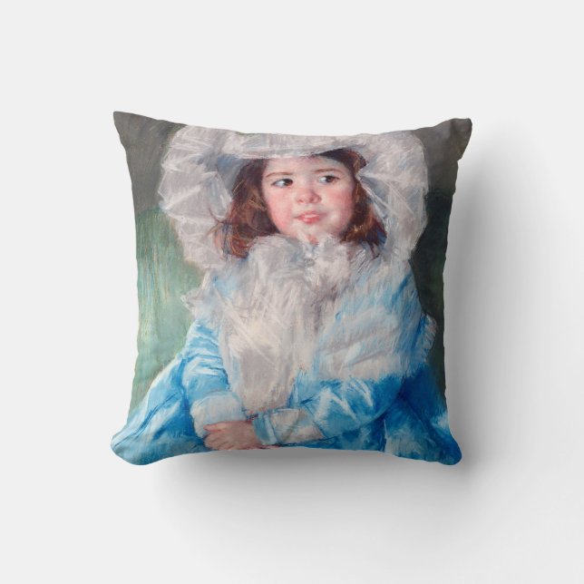 Margot in Blue, Mary Cassatt Cushion (Front)