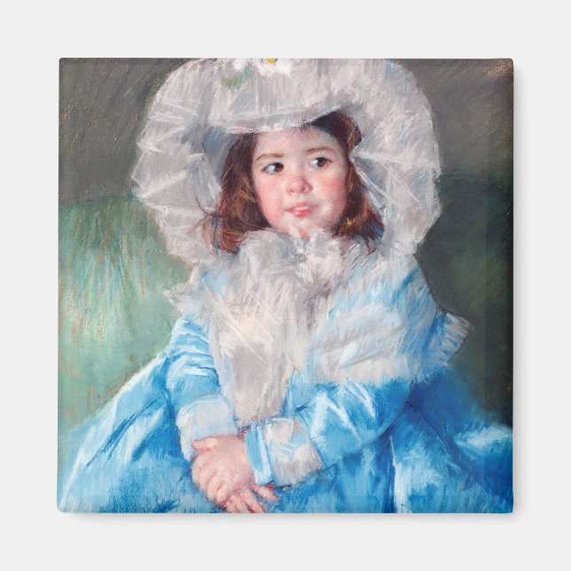 Margot in Blue, Mary Cassatt Magnet (Front)