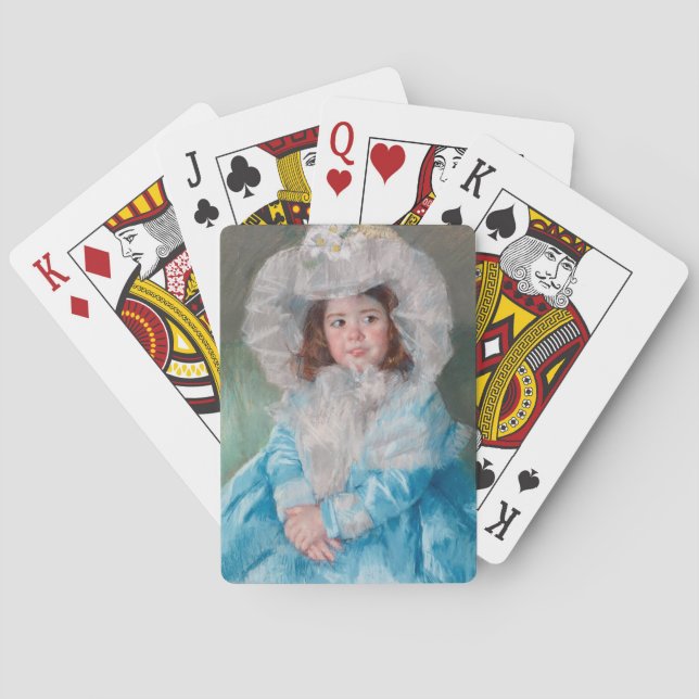 Margot in Blue | Mary Cassatt Playing Cards (Back)