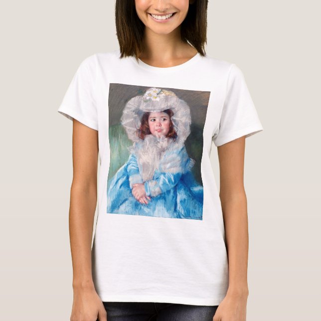 Margot in Blue, Mary Cassatt T-Shirt (Front)