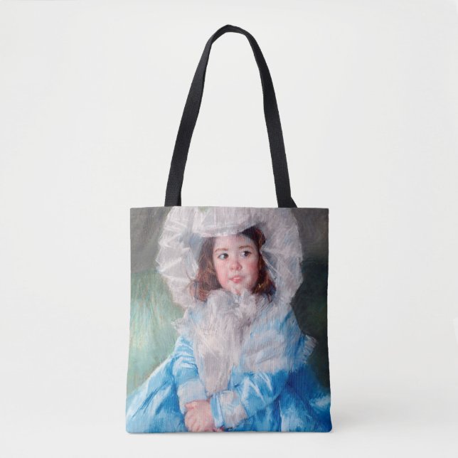 Margot in Blue, Mary Cassatt Tote Bag (Front)