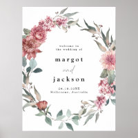 MARGOT Rustic Dusty Rose Blush Wedding Welcome