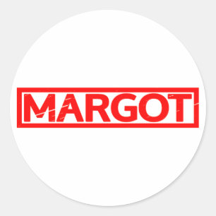 Margot Stamp Classic Round Sticker