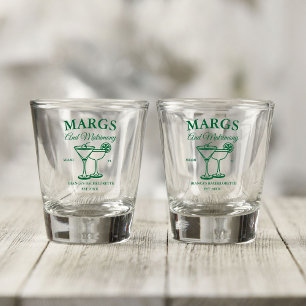 Margs and Matrimony  Beach Bachelorette party  Shot Glass