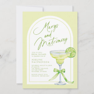 Margs And Matrimony Bridal Shower Invitation