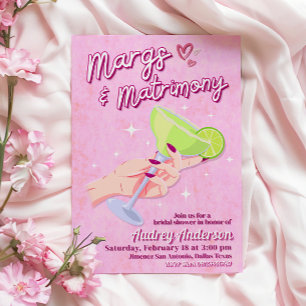 Margs and Matrimony - Bridal Shower Invitation