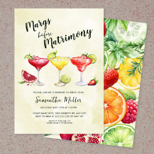 Margs before Matrimony Bridal Shower Invitation