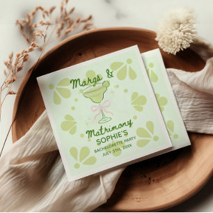 Margs & Matrimony Bachelorette Napkin